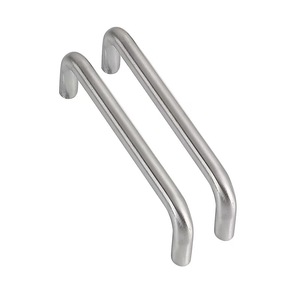Hot Sale Solid 304 Stainless Steel Cabinet Handles Black Brushed Silver Wardrobe Handle U Shape Bridge Furniture Drawer <strong>Knobs</strong> - Product Image 5