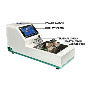 Mini thiết bị đầu cuối điện độ bền kéo thử nghiệm máy vi tính dây cáp rách lực lượng thử nghiệm thiết bị sản xuất cáp - Product Image 5