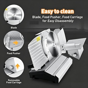Machine à trancher la viande congelée électrique pour usage domestique, <span class=keywords><strong>prix</strong></span> de gros usine, mini trancheuse alimentaire manuelle - Product Image 5