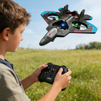 Avion télécommandé WGNRC V32 en mousse EPP avec maintien d'altitude, mode sans tête, vol circulaire, acrobaties et retournement à 360°, planeur en mousse EPP
