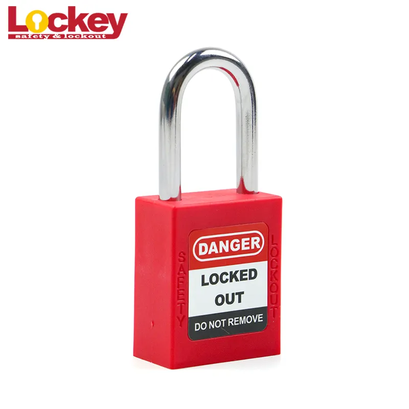 Lockey أفضل سعر السائبة مخصص 38 مللي متر أقفال السلامة قفل Tagout أقفال القفل على حد سواء