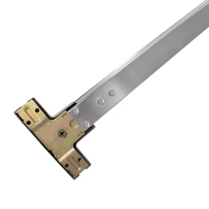 Ansi 1 ul đôi lá cửa thép không gỉ 304 lửa đánh giá bề mặt vành dọc thanh thoát thiết bị - Product Image 5