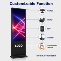 Pantalla Táctil LCD Android de 43 y 55 Pulgadas para Señalización Digital, Publicidad, Animación, para Metro, Restaurantes, Centros Comerciales, con 2 Años de Garantía