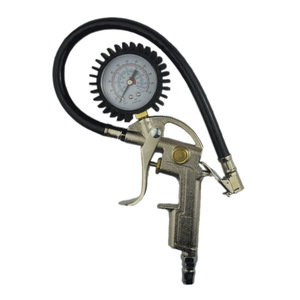 Pistolet de gonflage de pneus Jiao Shang avec manomètre 220 Psi, construction métallique pour voiture compacte et moto - Product Image 1
