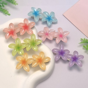 Pinces à cheveux dégradées, nouvelles pinces à cheveux en forme de <span class=keywords><strong>fleur</strong></span>, accessoires de mode pour cheveux, barrette à cheveux, accessoires pour cheveux pour femmes - Product Image 3