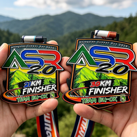 Médaille de sport personnalisée en alliage de zinc 3D doré, à concevoir soi-même, pour marathon, vente en gros à prix abordable