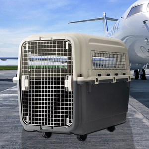 Caisse de transport pour animaux de compagnie approuvée par l'<span class=keywords><strong>IATA</strong></span> en plastique respirant portable durable et en fer pour les voyages - Product Image 3
