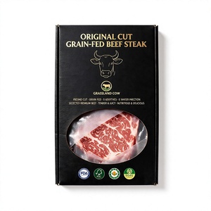 Fresh <b>Cut</b> Beef Premium Tenderloin Rigid Box Gold Foil Logo High-End Food Packaging BSCI FSC Certified - Product Image 5