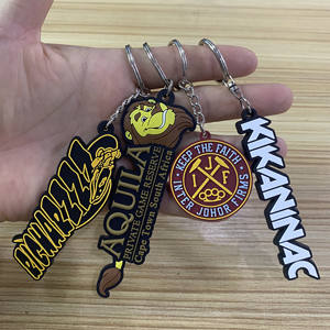 พวงกุญแจ PVC โลโก้สั่งทำปี 2025 พวงกุญแจ 3 มิติ สำหรับโปรโมชั่น พร้อมโลหะและซิลิโคน คาราไบเนอร์ยางแบบกำหนดเอง - Product Image 2