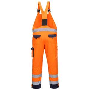 Portwest-TX52ONRXXL Dijon Hi-Vis ผ้ากันเปื้อนสีส้ม/น้ำเงินน้ำเงินและรั้ง-5036108179015 HI-VIS Workwear - Product Image 2