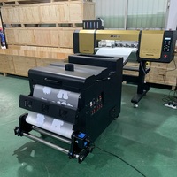 Impresora DTF Acetek de 60 cm con 4 cabezales Epson I3200 Xp600, placa Hoson verificada por el fabricante y máquina automática de agitación de polvo