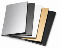 Panneau composite en aluminium 4 mm, revêtement PVDF, panneaux muraux en aluminium composite pour terminal aéroportuaire