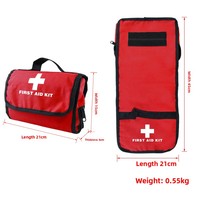 Kit de Primeros Auxilios Plegable Deportivo de Supervivencia, 137 Piezas, Kit Médico de Emergencia Familiar y de Viaje, Suministros Portátiles para el Cuidado de Heridas, Venta al Por Mayor