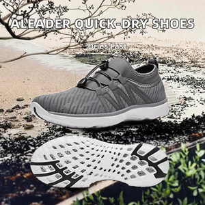 <span class=keywords><strong>Scarpe</strong></span> da <span class=keywords><strong>Acqua</strong></span> da Uomo con Tomaia in Rete, Intersuola in EVA e Suola in Gomma per Asciugatura Rapida, Traspiranti e Confortevoli, per Avventure, Spiaggia e Nuoto, Grigio Scuro 9 <span class=keywords><strong>D</strong></span>(M) - Product Image 2