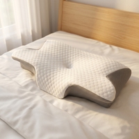 Oreiller cervical ergonomique en mousse à mémoire de forme, sur mesure, pour dormeurs latéraux, soutien orthopédique du cou