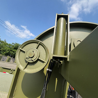 Semi-remorque surbaissée LUYI 4 essieux 60-80 tonnes avec treuil, rampe hydraulique, transport d'équipements lourds, acier personnalisable 18m