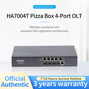 HiOSO HA7004T Without PON Modules 4PON OLT 1:64 Full Load 256 <b>ONU</b> ONTs Fiber FTTx FTTH Optical Network Unit - Product Image 2