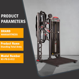 2025 Harga kompetitif peralatan gym komersial mesin diisi Pin latihan kekuatan pelatihan berdiri Total lengan - Product Image 2