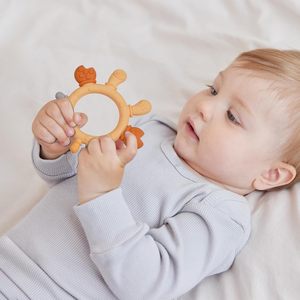 Mordedor de Silicona de Grado Alimenticio Libre de BPA, Suave, Unisex, para Bebés, con Forma de Elefante, Juguete para Masticar - Product Image 4
