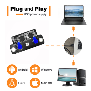 2MP 1080P IR FOV (D84H74V58) RGB FOV (D115H96V77) เลนส์คู่โมดูลกล้องขนาดกะทัดรัดจดจำใบหน้าวิสัยทัศน์กลางคืน - Product Image 5