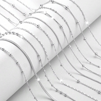 BSC-6 Chaînes Argent Italien 925 Torsadées Maille Serpent en Gros pour Bijoux