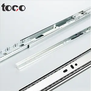 toco drawer slides slim wheel replacement triple extension drawer slide telescopic sliding glass doors with lock
