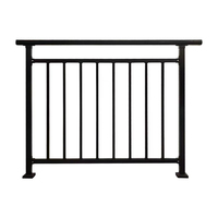Système de garde-corps pour balcon, escalier et terrasse en acier galvanisé, fer et aluminium, anti-corrosion, pour intérieur, avec couleur personnalisée