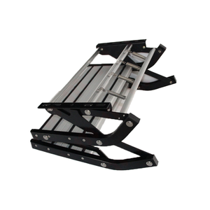 Pasos dobles plegables manuales de aleación de aluminio fuerte para campistas de semirremolque de autocaravana - Product Image 4