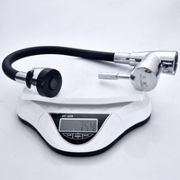 Keran Dapur Keramik Modern Klasik Matte Black Zinc Alloy dengan Tuas Tunggal, Putar 360 Derajat, Mixer Air Panas Dingin untuk Proyek