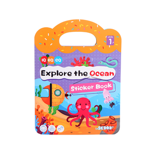 Livres d'autocollants réutilisables pour enfants, activités de voyage pour tout-petits avec des thèmes Ferme, Ville, Dinosaures, Happy Zoo, Chantier, Animaux marins - Product Image 6