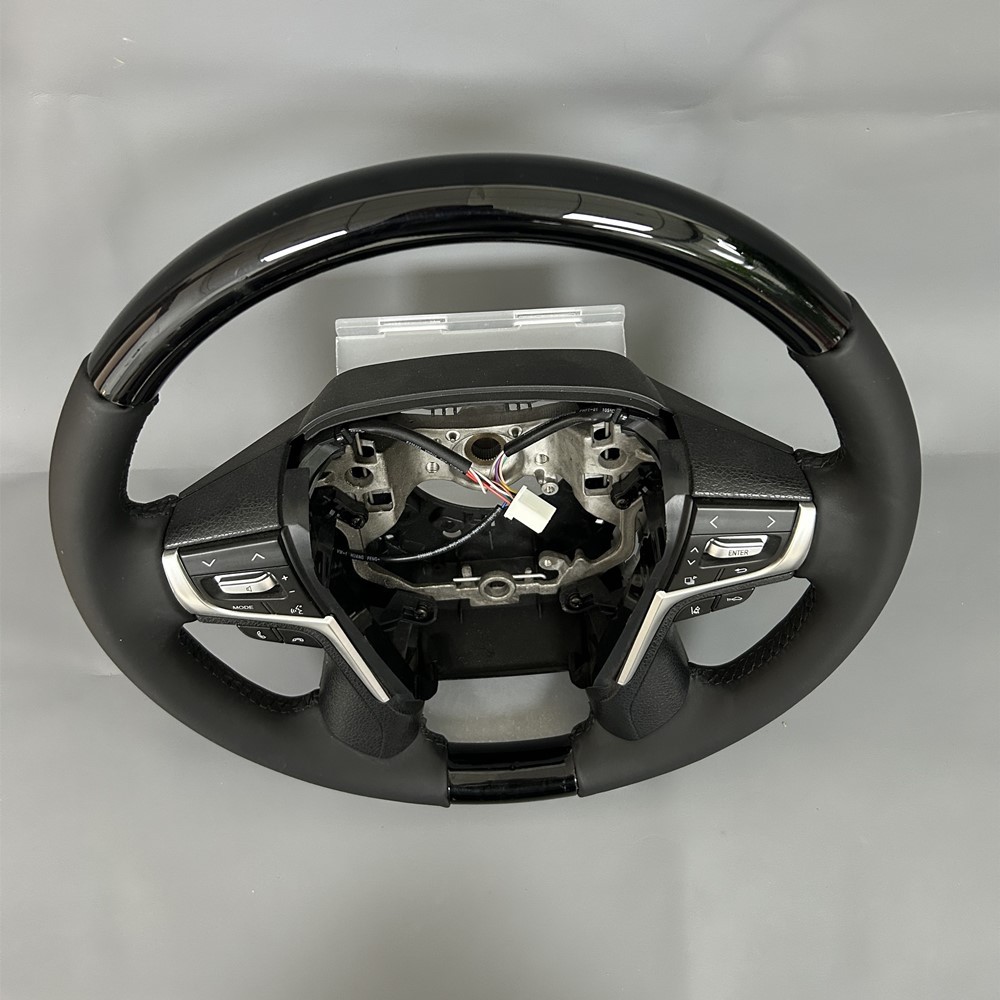 Assembly Complete Peach Wood Steering Wheel (Toyota Fitment), photo 3