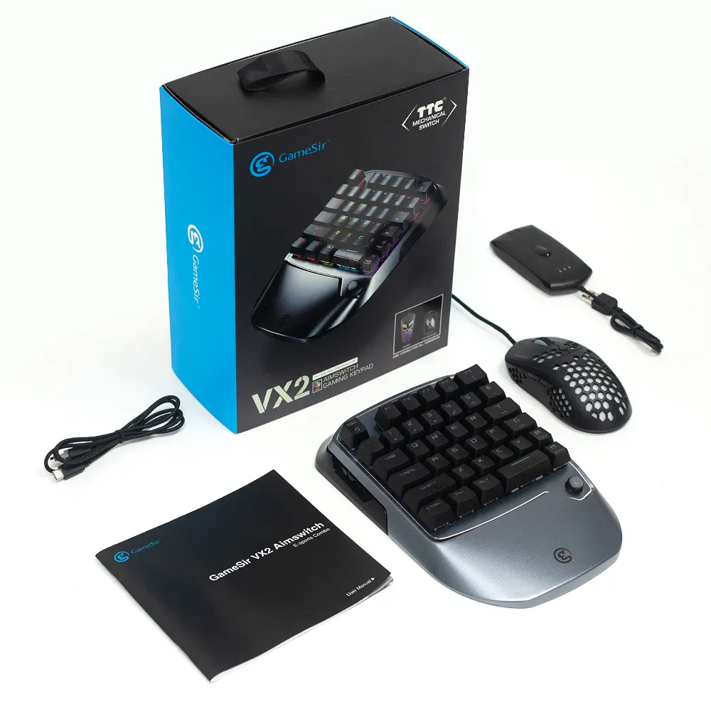 VX2 AimSwitch Wireless BT Keyboard and Mouse Adapter Combo/Nintendo Switch for Call of Duty video game