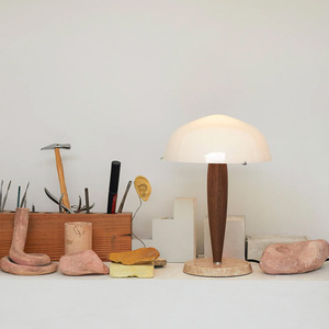 Modern Minimalist Table <b>Lamp</b> E27 Knob <b>Switch</b> Dimmable For Living Room Bedroom Study - Product Image 3