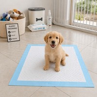 Tapis d'entraînement pour animaux de compagnie super absorbants et économiques, jetables et anti-fuites, pour l'intérieur et les voyages
