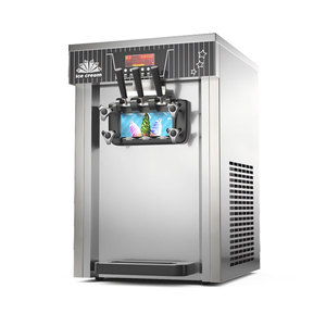 Commercial 15-20L/H Automatic Table Top Gelato Making Machine 3 Flavors Stainless Steel Soft Serve Ice <b>Cream</b> for Home Outdoor - Product Image 2