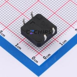 BX-TS-26-12129CJ Tactile Switch Through hole-4P,12x12mm Switch Single Pole Single Throw Round Button 2.6N Through Hole - Product Image 2
