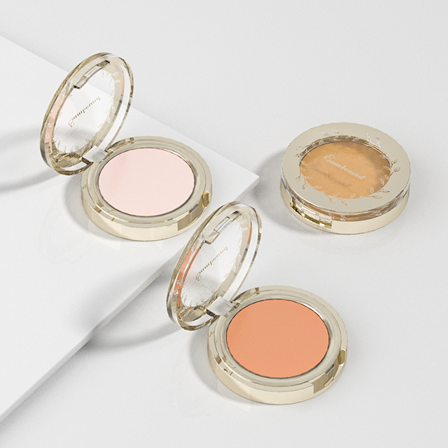 Eyeshadow Empty Makeup Compact case Blush square clear Transparent Blush case square