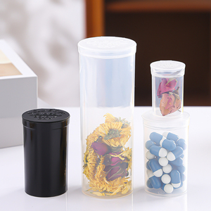 Conteneur en plastique anti-odeur scellé vide produits secs médicament pilule <span class=keywords><strong>Pop</strong></span> Top flacon avec bouchon résistant enfant Squeeze - Product Image 2