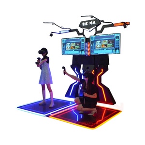 2 플레이어 VR 워커 아케이드 러닝 머신 VR 워킹 시뮬레이터 가상 현실 워킹 플랫폼 - Product Image 1