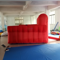 Canapé gonflable publicitaire personnalisé avec logo, canapé gonflable rouge, modèle de chaise gonflable pour la décoration d'événements