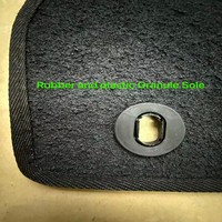 Ensemble de tapis de sol de voiture sur mesure en 4 pièces, écologiques, imperméables, insonorisants, épaisseur 6 mm, pour SUV compact, velours de qualité supérieure