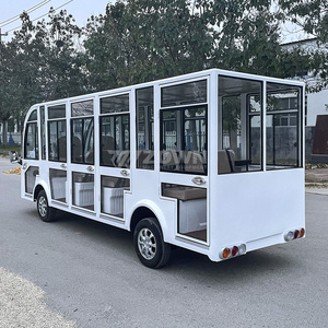 Bus de tourisme blanc 14 places Navette électrique <span class=keywords><strong>Voiture</strong></span> Passager School Tour Bus à vendre - Product Image 6