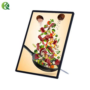 Xách tay siêu mỏng LED lightbox hình chữ nhật Nhà Hàng quảng cáo Backlit đặt hàng tường Bảng hiển thị menu bảng hiển thị ánh sáng - Product Image 3