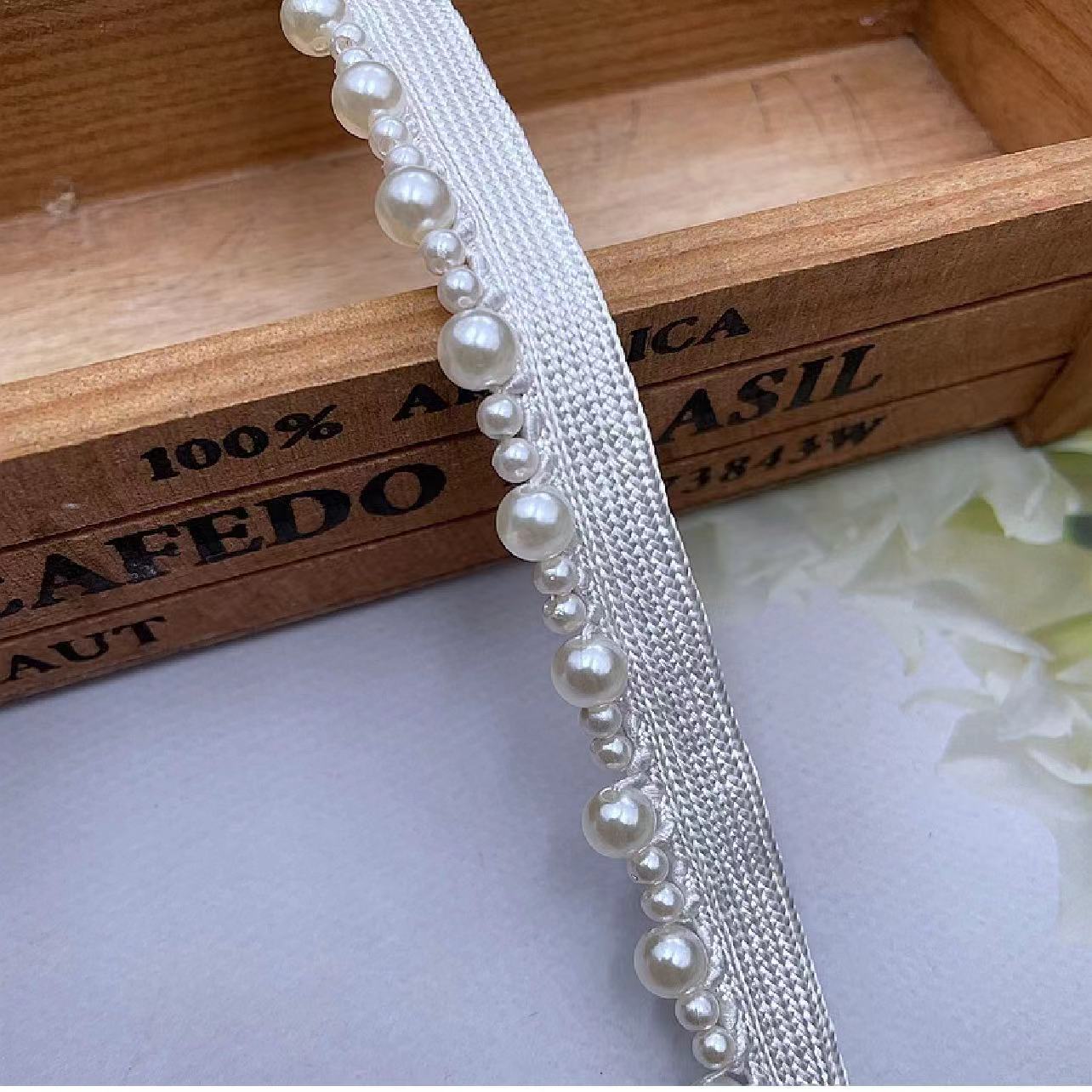 Handmade Beaded Trim - Eco-Friendly Decorative Ribbon Handmade Beaded Trim - Eco-Friendly Decorative Ribbon