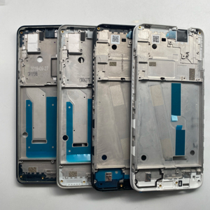 Plaque de boîtiers avant en gros pour Moto One <span class=keywords><strong>Action</strong></span> One Fusion Plus cadre Lcd plaque de lunette cadre moyen téléphone pièces de rechange - Product Image 1