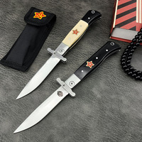 Couteau de poche russe 440C, couteau pliant pour l'extérieur, outil EDC pour le camping, couteau de chasse multi-usages