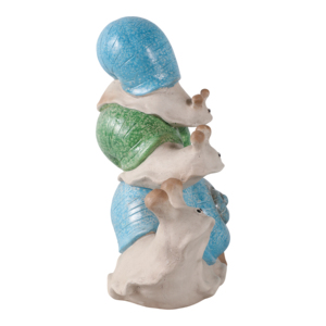 Scultura di Lumache Impilate Fantasiosa, Ornamento da Giardino, Decorazione per Esterni, Arte da Giardino, Accento per Portico Anteriore, Decorazione per Patio - Product Image 3