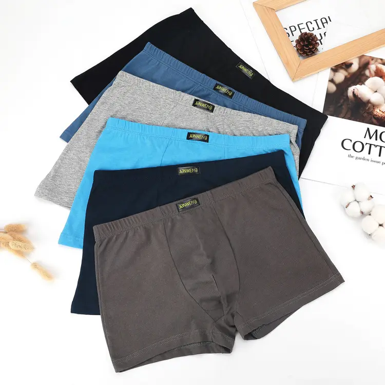 Men's Boxer Briefs High Quality Underwear Spandex Cotton Hot Sale
