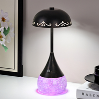 Lampe de nuit en forme de parapluie « Restaurer les modes anciens », 3 niveaux de luminosité, protection oculaire, contrôle tactile, piles incluses, lampe de décoration pour la maison