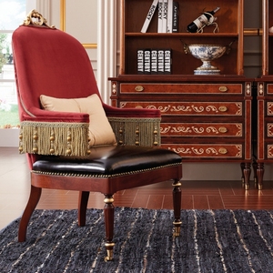 Meja Kantor Eksekutif Antik Ruang Belajar Rumah Elegan dengan Laci - Product Image 6